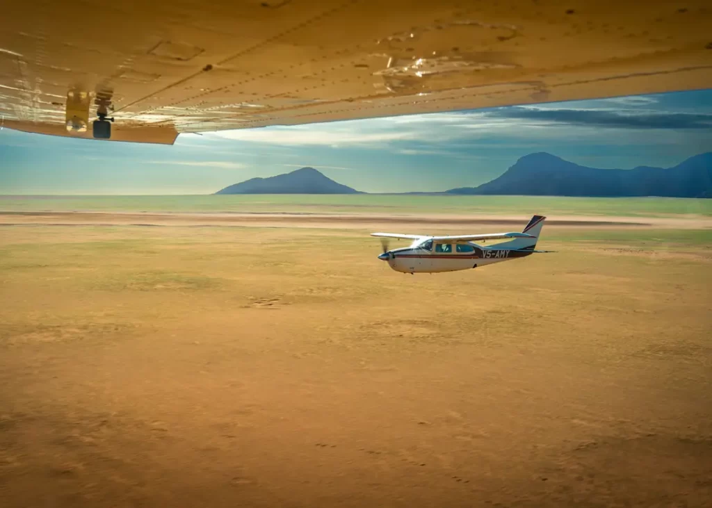 Namibia's expansive landscapes can only truly be experienced from the air.