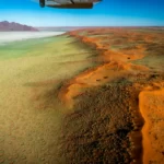 Stunning aerial views over the Namib Desert