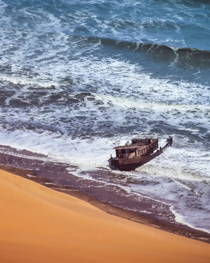 Shipwreck on the Skeleton Coast, Namibia
