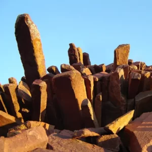 Basalt rock formation