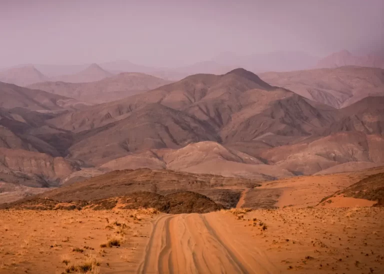 Dramatic landscape in northern Namibia